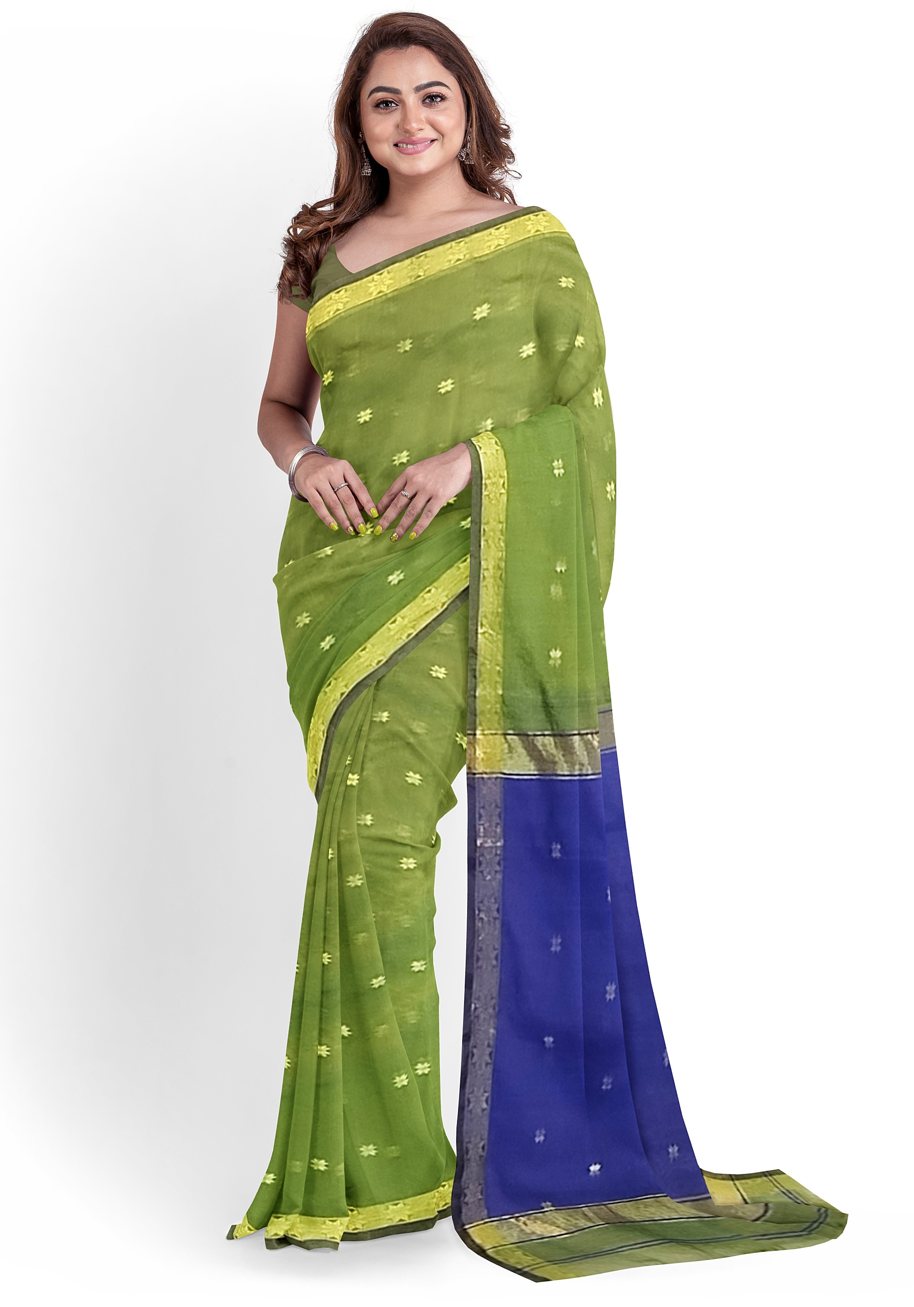 Green Kanchipuram Silk Saree By Royal Bottle Green Pink Combination Fo –  Wholesale Outlet